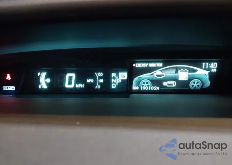 2012 Toyota Prius Four из США, поврежденный, VIN JTDKN3DU6C1535891